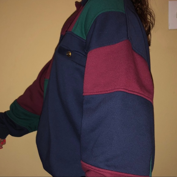 Vintage unisex pull over hoodie - Picture 3 of 6